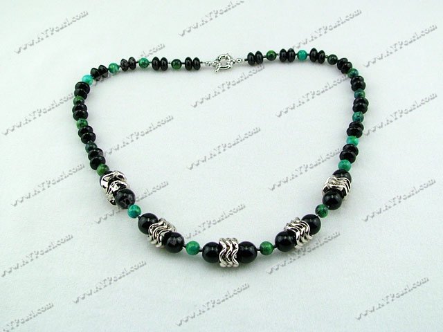phenix stone black agate necklace