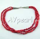 coral necklace