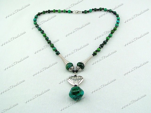 Black Stone collier de pierre phenix