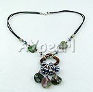 Wholesale Gemstone Necklace-garnet pearl india agate necklace