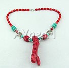 coral turquoise necklace