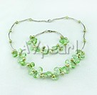 pearl manmade crystal necklace