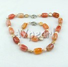 Wholesale Set Jewelry-coin pearl agate sets