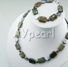 Wholesale Gemstone Jewelry-coin pearl agate sets