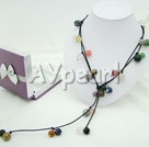 Wholesale colored multi-stone necklace