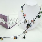 Wholesale Gemstone Jewelry-colored multi-stone necklace