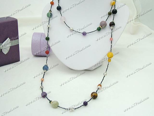 multi-stone necklace