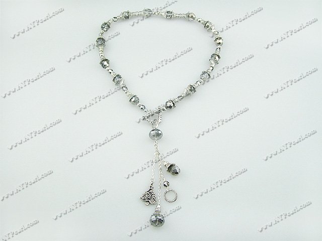 Manmade crystal necklace