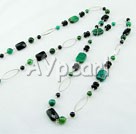 phenix stone black stone necklace