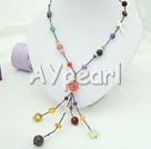 Wholesale Gemstone Jewelry-multi-stone necklace