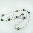 Black Pearl India Agate kjede