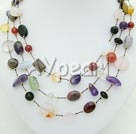 Wholesale Gemstone Necklace-multi-stone necklace