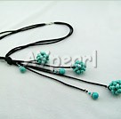 Wholesale bursted turquoise necklace
