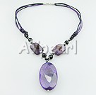 Wholesale Gemstone Jewelry-Dyed botswana Agate necklace