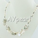 Wholesale Jewelry-pearl crystal necklace