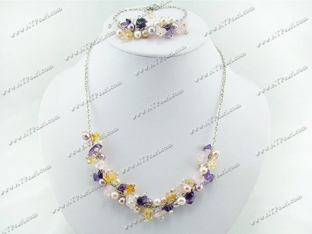 pearl crystal set