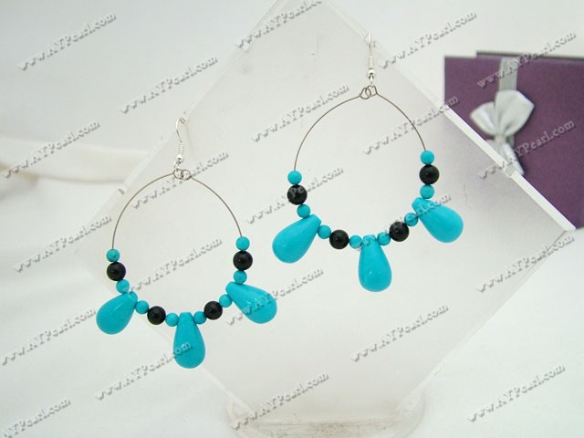 Boucles d'oreilles turquoise