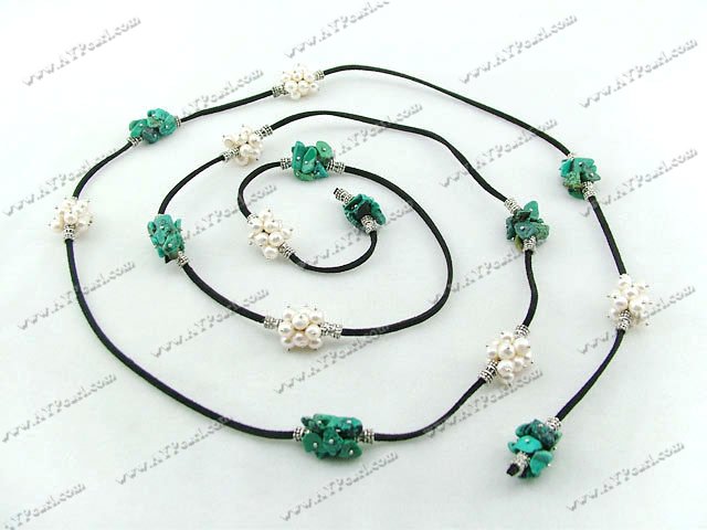 turquoise pearl necklace