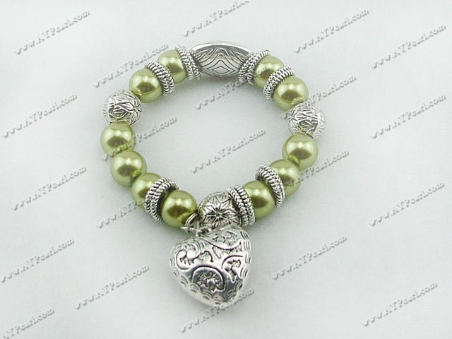 acrylic pearl bracelet