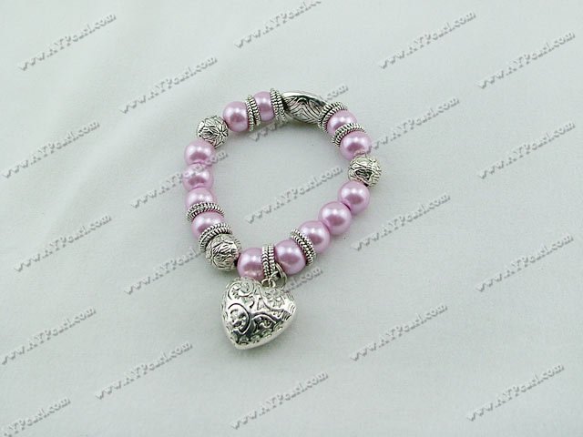 acrylic pearl bracelet