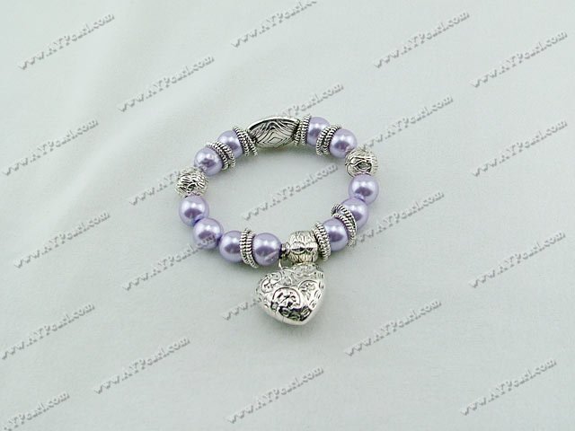 acrylic pearl bracelet