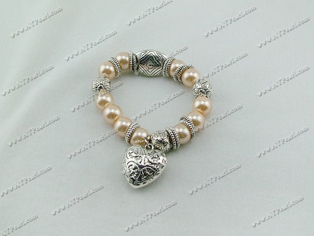 acrylic pearl bracelet