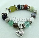 Wholesale Gemstone Bracelet-colored multi-stone pearl bracelet