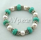 pearl turquoise bracelet