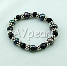 Black Pearl kristall armband