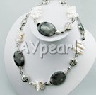 Wholesale Set Jewelry-crystal pearl set