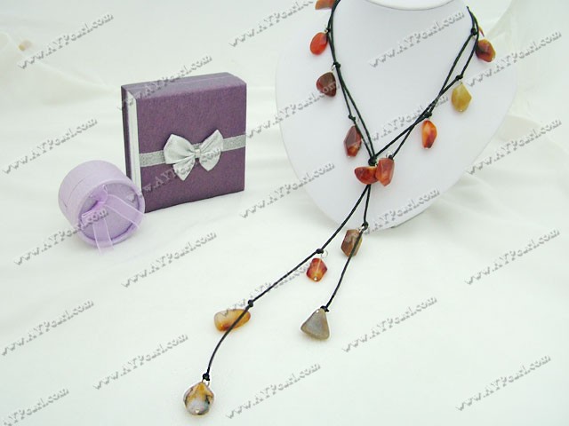 Wholesale Gemstone Jewelry-agate necklace