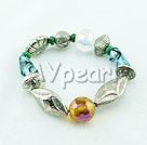 crystal colored glaze bracelet