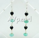 Wholesale earring-crystal blue jade earrings