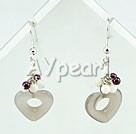 Wholesale Gemstone Earrings-garnet agate earrings