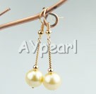 seashell beads earrings