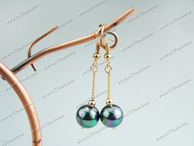 seashell beads earrings