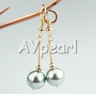 seashell beads earrings