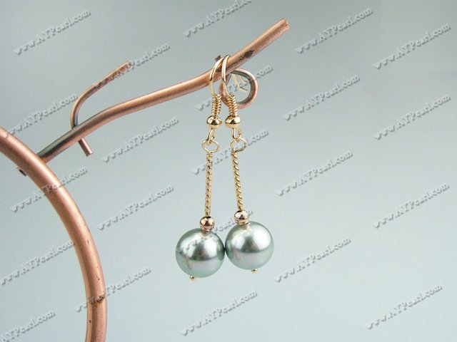 seashell beads earrings
