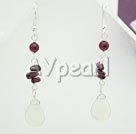 Wholesale earring-garnet opal earrings