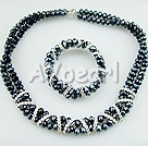 dark blue crystal set