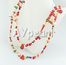 Wholesale Jewelry-coral turquoise necklace