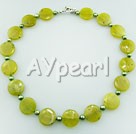 Wholesale Jewelry-pearl peridot jade necklace