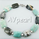collier de perles de pierre Amazon