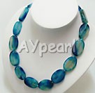 Wholesale Gemstone Necklace-persian blue agate necklace