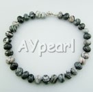 Wholesale Gemstone Necklace-picasso stone necklace