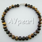 Wholesale Gemstone Necklace-tiger eye necklace