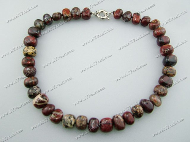 red jasper necklace