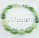 Wholesale Gemstone Jewelry-serpentine jade necklace