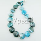 Wholesale Jewelry-blue agate necklace