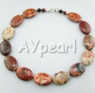 Wholesale Gemstone Necklace-red jasper necklace